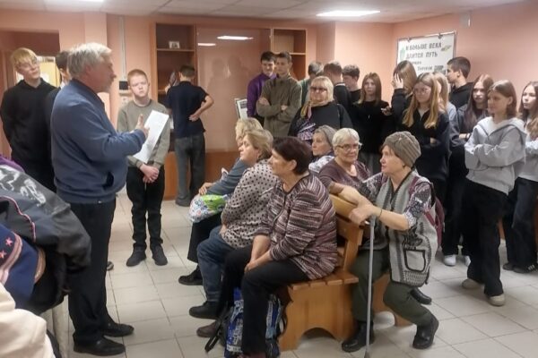 Первая экскурсия на новой выставке